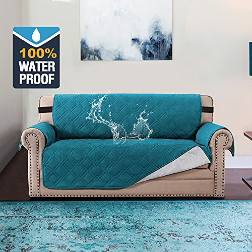 Waterproof Loveseat Slipcover - Washable Non-Slip Furniture Protector