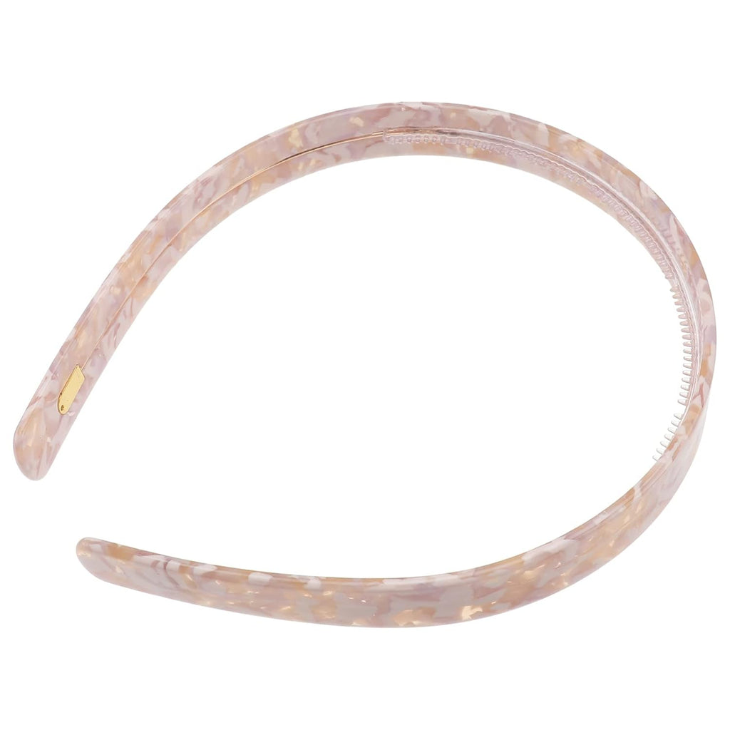Uonlytech Tortoiseshell Hairband - Non-Slip Acetate Shower Headband for Women & Girls | 5.5 x 4.9 in