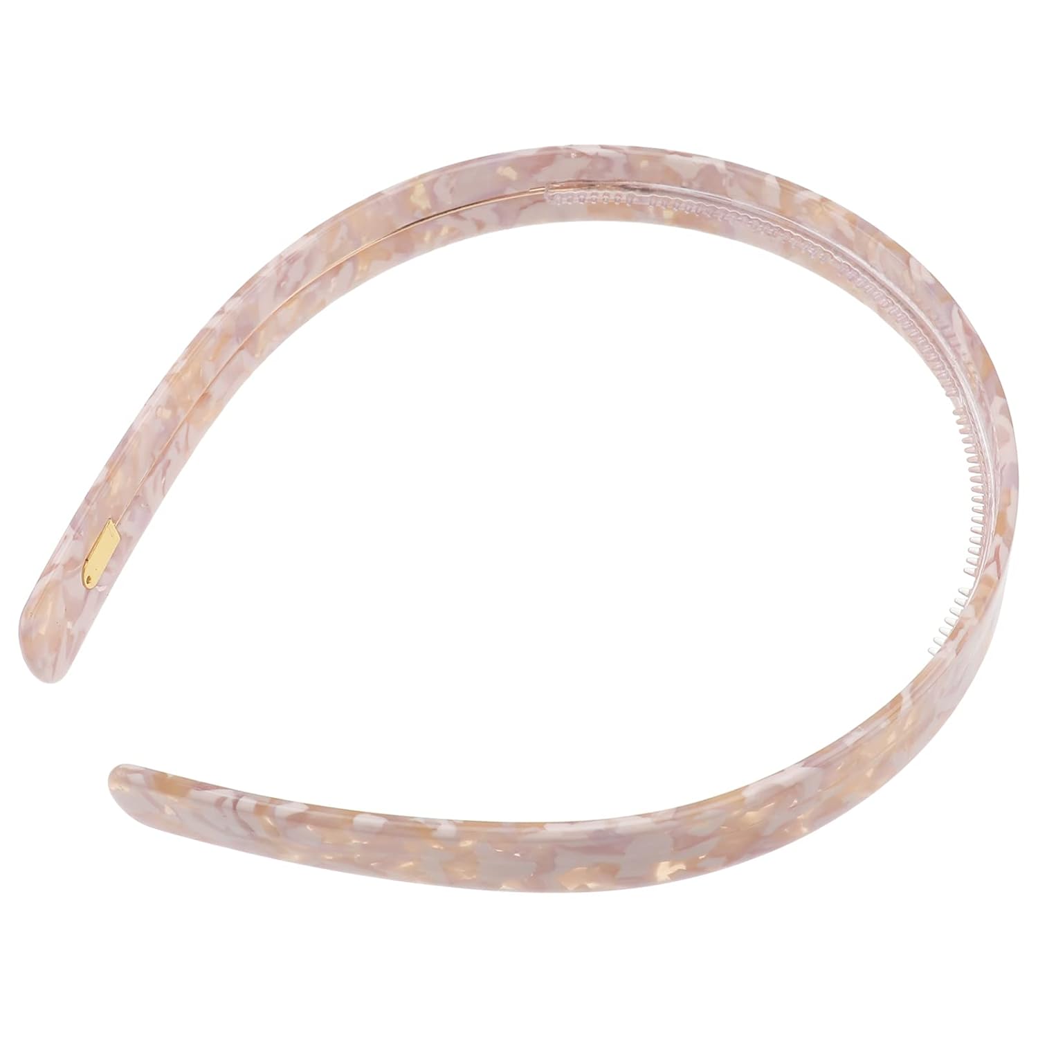 Uonlytech Tortoiseshell Hairband - Non-Slip Acetate Shower Headband for Women & Girls | 5.5 x 4.9 in