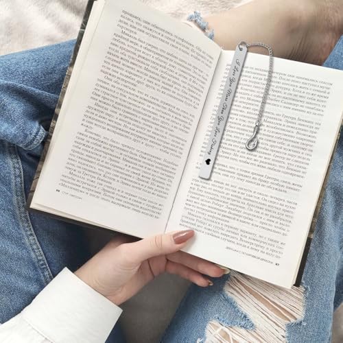 I Love You More Than You Love Fishing Bookmark - Stainless Steel Gift for Him