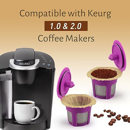 Unbleached Disposable Paper Coffee Filters for Reusable Pods - 100 Pack