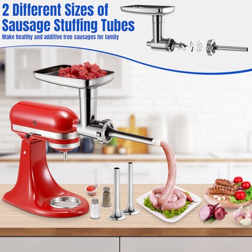 15-Piece Metal Food Grinder Attachment Set for Stand Mixers