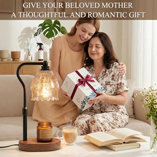 Candle Warmer Lamp with Timer & Remote Control - Dimmable Fragrance Diffuser