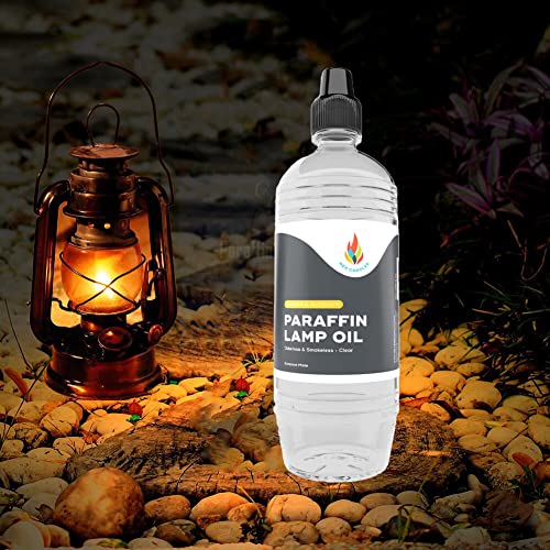 Clear Liquid Paraffin Lamp Oil - Smokeless & Odorless Fuel (500mL)