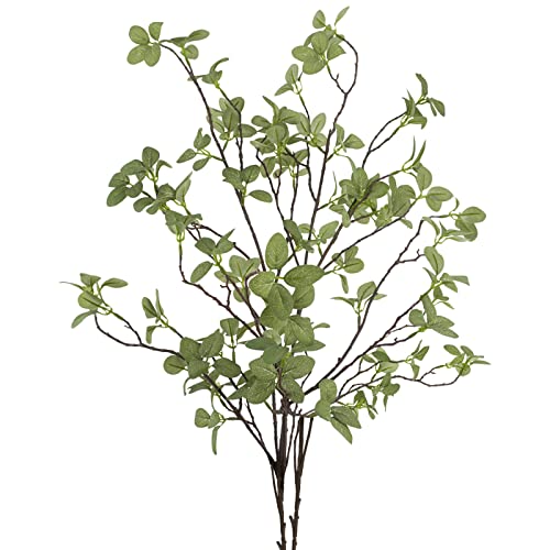 41.3-Inch Artificial Greenery Stems, Set of 2 Faux Ficus Branches