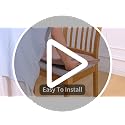 Waterproof PU Leather Dining Chair Covers Set of 4 - Stretch Fit & Easy to Install