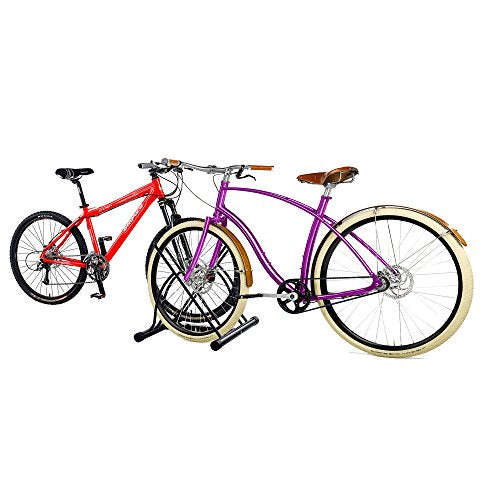 Dual Bike Rack Stand – Heavy Duty Steel Indoor & Outdoor Bicycle Storage