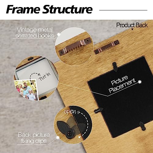 Boy Mom Picture Frame - Rustic Wooden 4x4 Photo Frame, Sentimental Gift for Mom