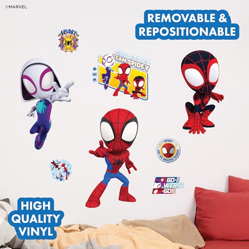 Superhero Team Peel and Stick Wall Decals - 11-13 Inch Vinyl Room Decor