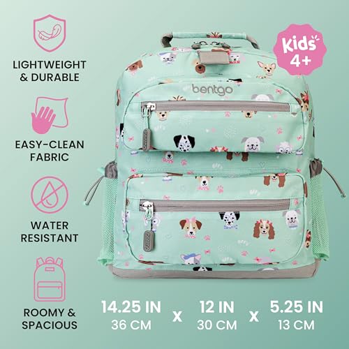 Bentgo Kids Print Water-Resistant School Backpack - Puppy Love