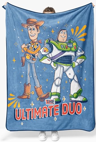 Jay Franco Disney Toy Story Fleece Throw Blanket 46x60 for Kids