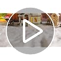 Lighted Christmas Village House - Ceramic Indoor Holiday Decor with LED