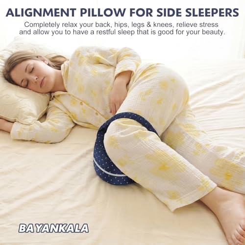 Ergonomic Knee Pillow for Side Sleepers - Sciatica Relief & Pain Support