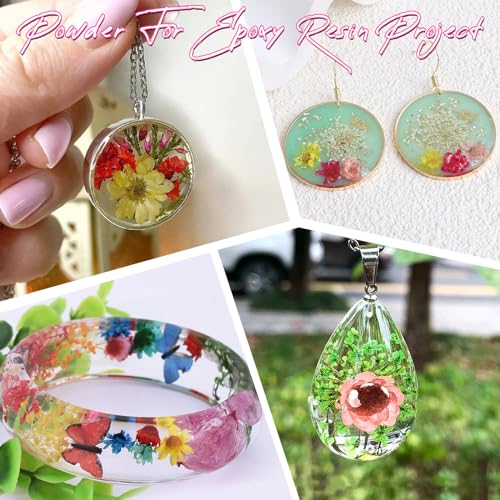 300 PCS Mini Dried Flowers for Resin Jewelry, Soap, and Candle Making