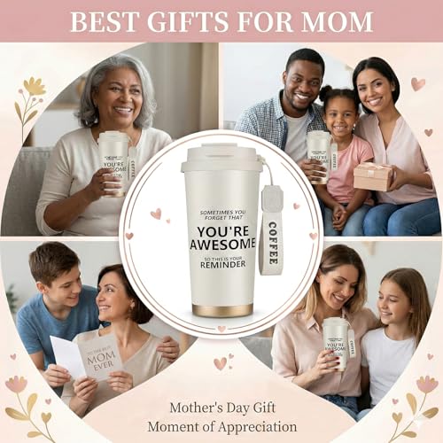 Personalized Mom Coffee Mug - 18oz Funny Inspirational Gift for Women & Women’s Day