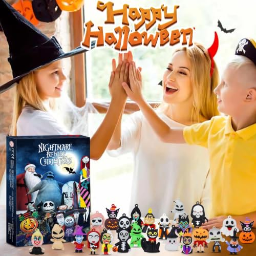 Halloween Advent Calendar 2026 - 24 Day Spooky Countdown Box with Mini Figurines