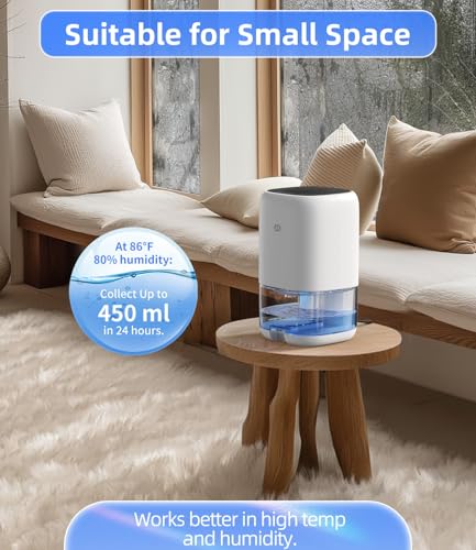 TABYIK 35 oz Small Dehumidifier for Bedroom, RV, and Bathroom