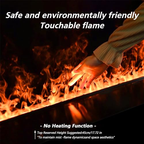 Water Vapor Fireplace Recessed 31.5 Inch with Dual Water System