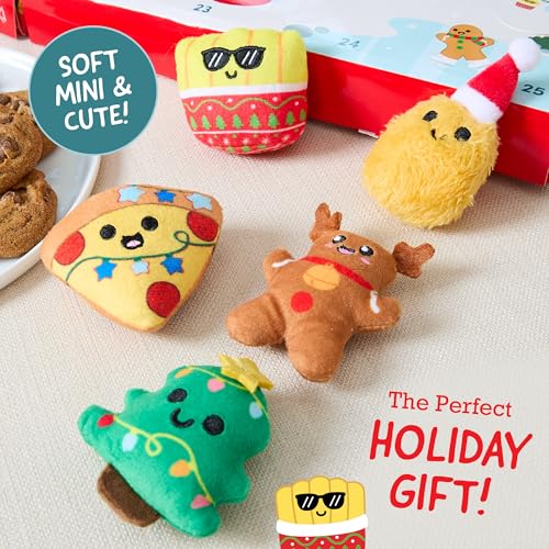 Emotional Support Plush Advent Calendar - 25 Mini Holiday Stuffed Toys