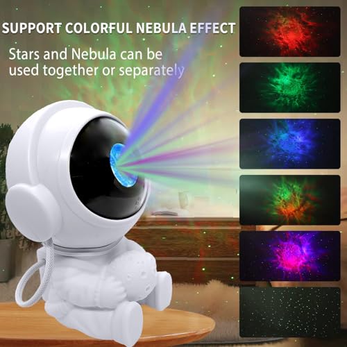 Astronaut Galaxy Projector Star Light with Remote and Timer