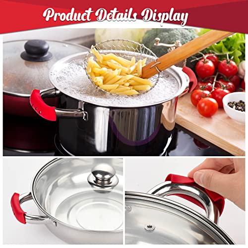 10-Piece Silicone Hot Handle Holder Set for Cast Iron Skillets and Pans