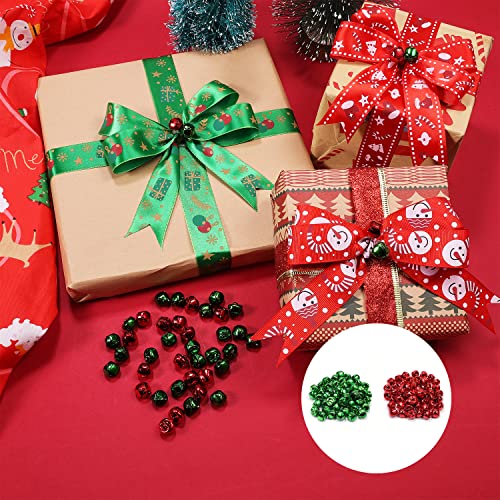 LUTER Christmas Jingle Bells 100pcs Small Holiday Ornaments for Decorations
