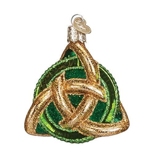 Old World Christmas Trinity Knot Glass Ornament 3.250 - Handcrafted Holiday Decoration