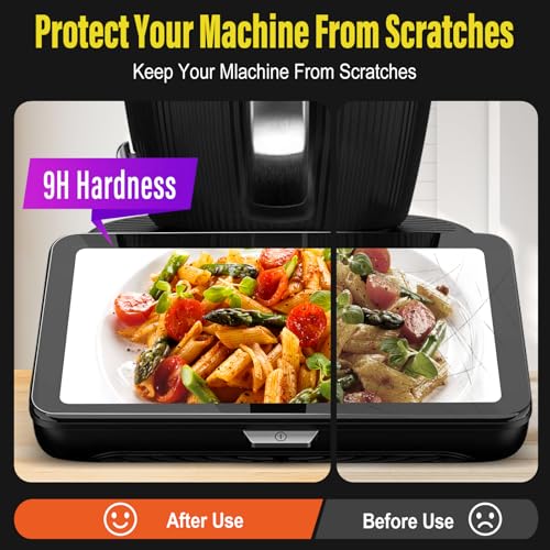 Tempered Glass Screen Protector for Kitchen Appliance Display, 2-Pack