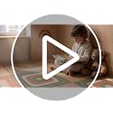 Amylove Classroom Rug 3x5 ft Rounded Squares Seat Soft Boho Kids Playroom Area Carpet