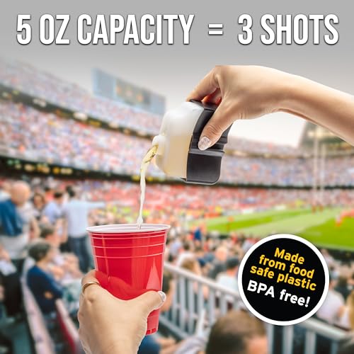 GoPong Ankle Monitor Flask - Hidden 5oz Liquor Disguise Gag Gift
