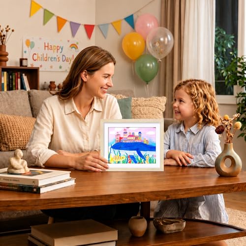 Kids Art Frame 10x12.5 Changeable Magnetic Artwork Display, 2 Pack