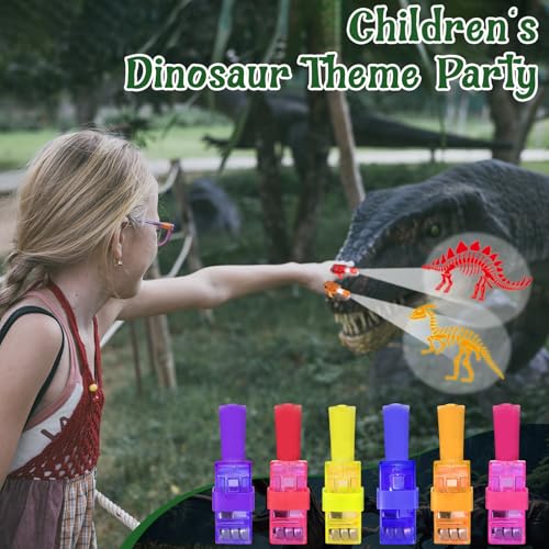 36-Piece Dinosaur LED Finger Lights Projection Toys for Party Favors
