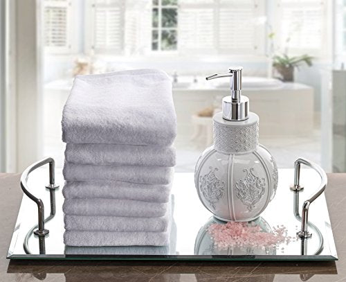 Monogrammed Fingertip Towels - Set of 4, 11 x 18 Cotton Hand Towels