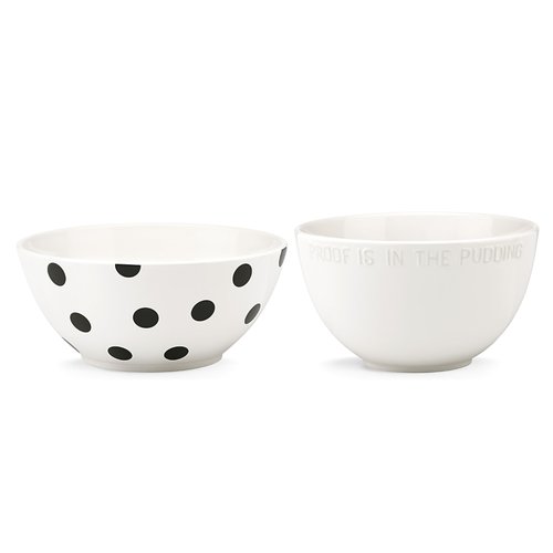 Kate Spade New York Deco Dot 2-Piece Mixing Bowl Set, 8.75 LB, Multi