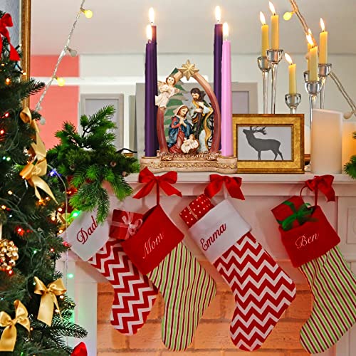 Panelee Multicolor Nativity Advent Candle Holder Christmas Decoration