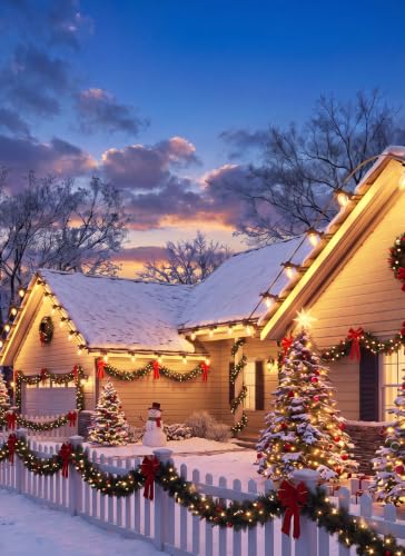 Black Christmas Light Clips for C7 & C9 string lights, 100 Pack - Gutter & Shingle Mounting