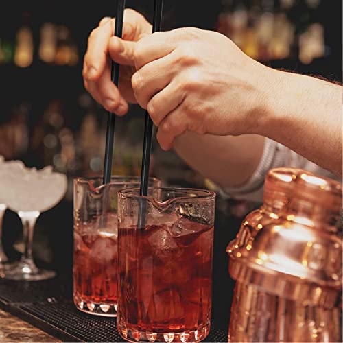 100 Pcs Plastic Cocktail Stirring Sticks with Ball Top - Disposable Swizzle Sticks