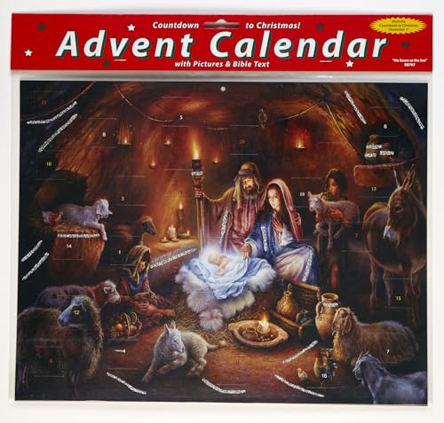 No Room at the Inn Advent Calendar 14x11 (Nativity Bible Text) Vermont Christmas Co. — Countdown to Christmas