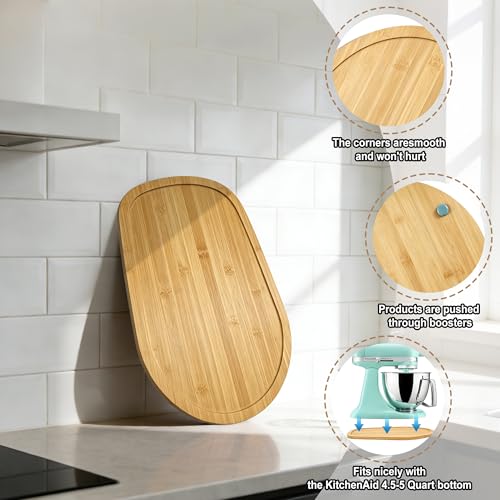 Bamboo Mixer Slider Mat for 4.5-5 Qt Tilt-Head Stand Mixers