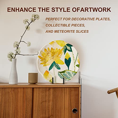 6-Inch Metal Plate Display Stand – 5 Pack Decorative Easel for Plates
