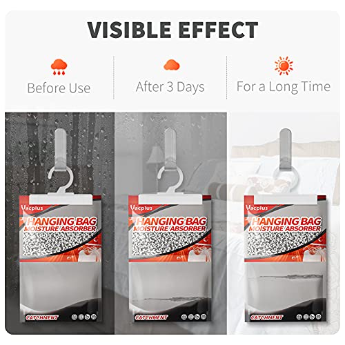 Hanging Moisture Absorber Dehumidifier Bags 10 Pack for Closet