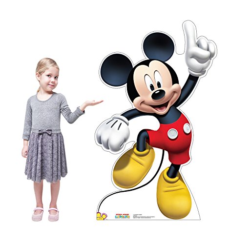 Cartoon Mouse Standing Cardboard Cutout - 28" x 45" Party Decoration