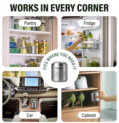 Stainless Steel Fridge Deodorizer for Refrigerator Odor Control