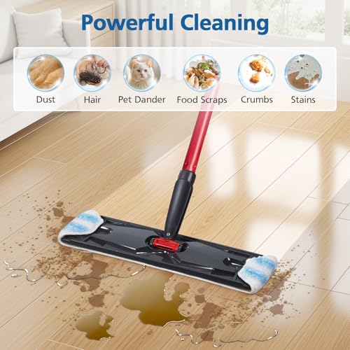 Microfiber Flat Mop Replacement Pads - Washable & Reusable (6-Pack)