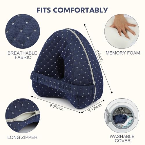 Ergonomic Knee Pillow for Side Sleepers - Sciatica Relief & Pain Support