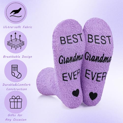 Grandma Gift Set - 7-Piece Basket with Keepsake Cozy Accessories