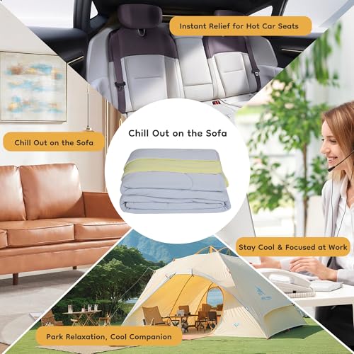 Cooling Comforter 53x79 for Hot Sleepers - Lightweight Bedding for Travel & Dorm