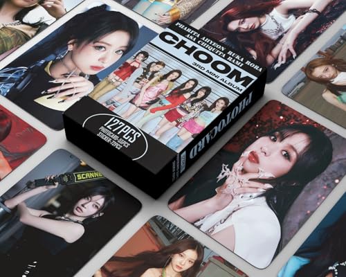 127-Piece Photocard and Sticker Set - Collectible Photo Cards for Fans