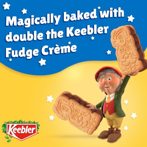 Keebler E.L. Fudge Double Stuffed Elfwich Sandwich Cookies 13 Oz - Pack of 1