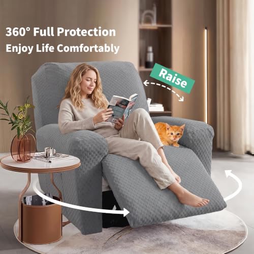 Stretch Recliner Slipcover Set - 4 Pieces Fitted Chair Covers